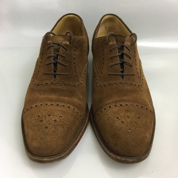Charles Tyrwhitt Mens Suede Oxford Dress Shoes 10